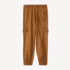 Pantalon jogger en twill uni pour garçon