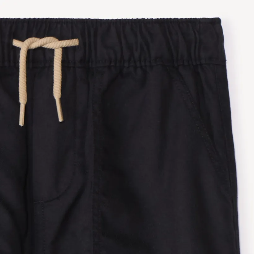Pantalon jogger uni et doublé jersey pour garçon