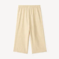Pantalon large avec broderie fleurs pour bébé fille