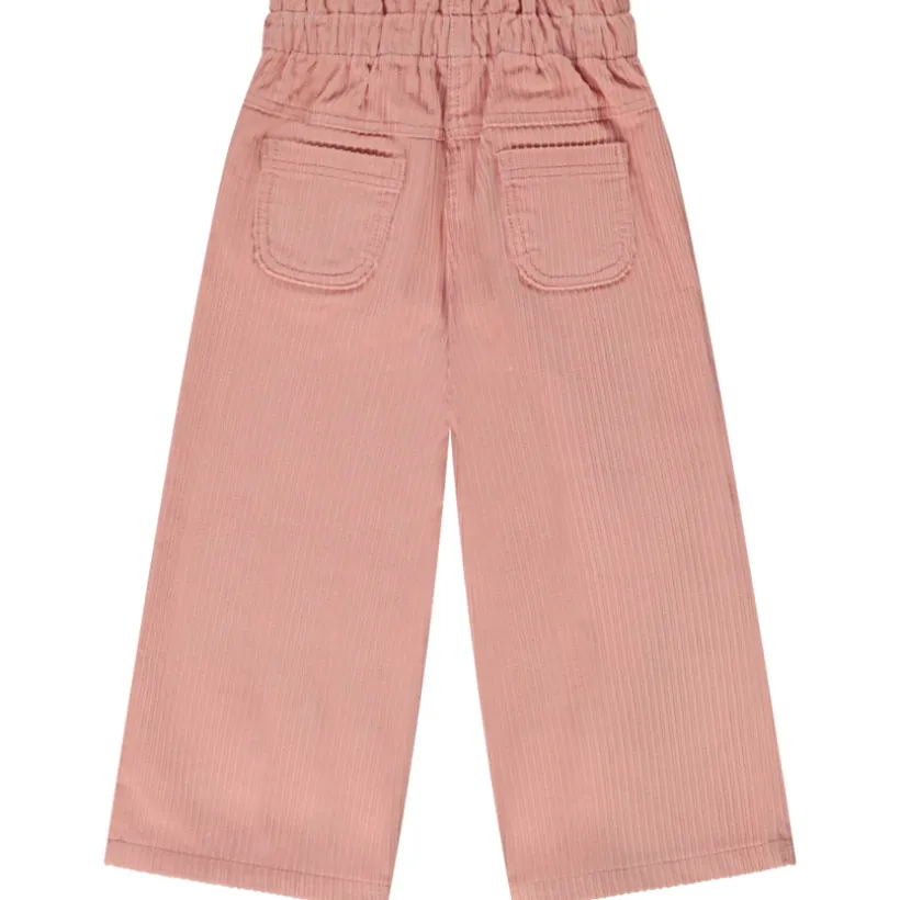 Pantalon large en velours côtelé pour bébé fille