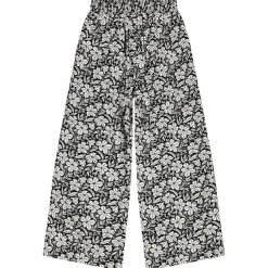 Pantalon large et fluide imprimé fleuri pour fille
