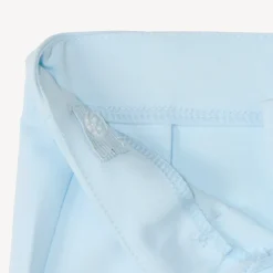 Pantalon large à pinces et fleur brodée pour fille