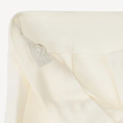Pantalon large à pinces uni pour fille