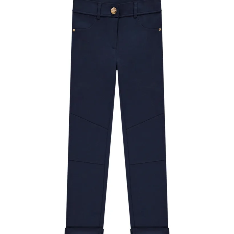 Pantalon skinny en milano esprit équitation pour fille