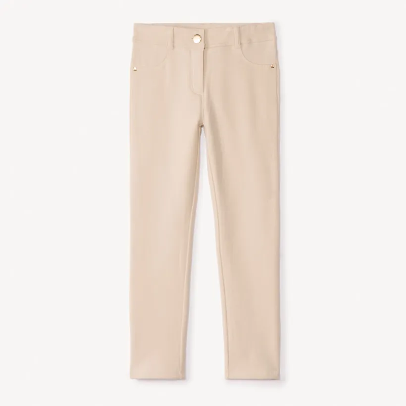 Pantalon skinny en molleton pour fille