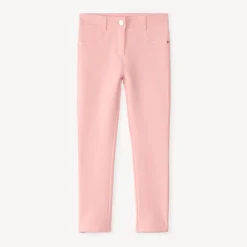 Pantalon skinny imprimé pois pailletés pour fille