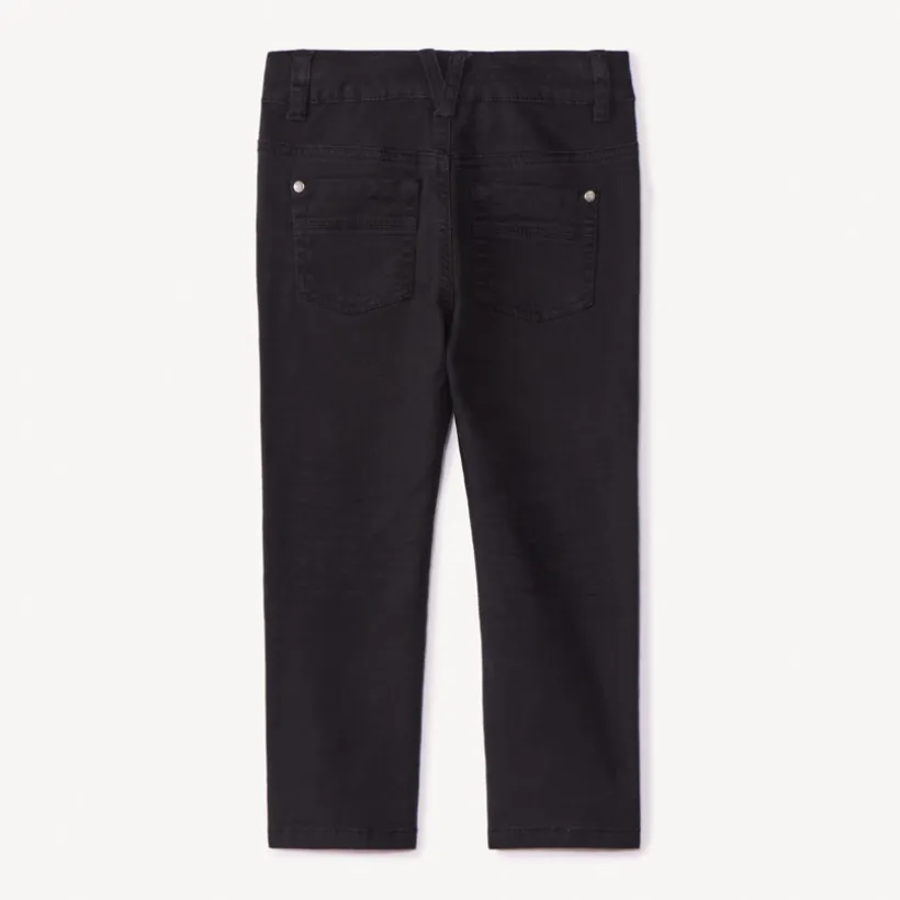 Pantalon slim en twill effet crinkle pour garçon