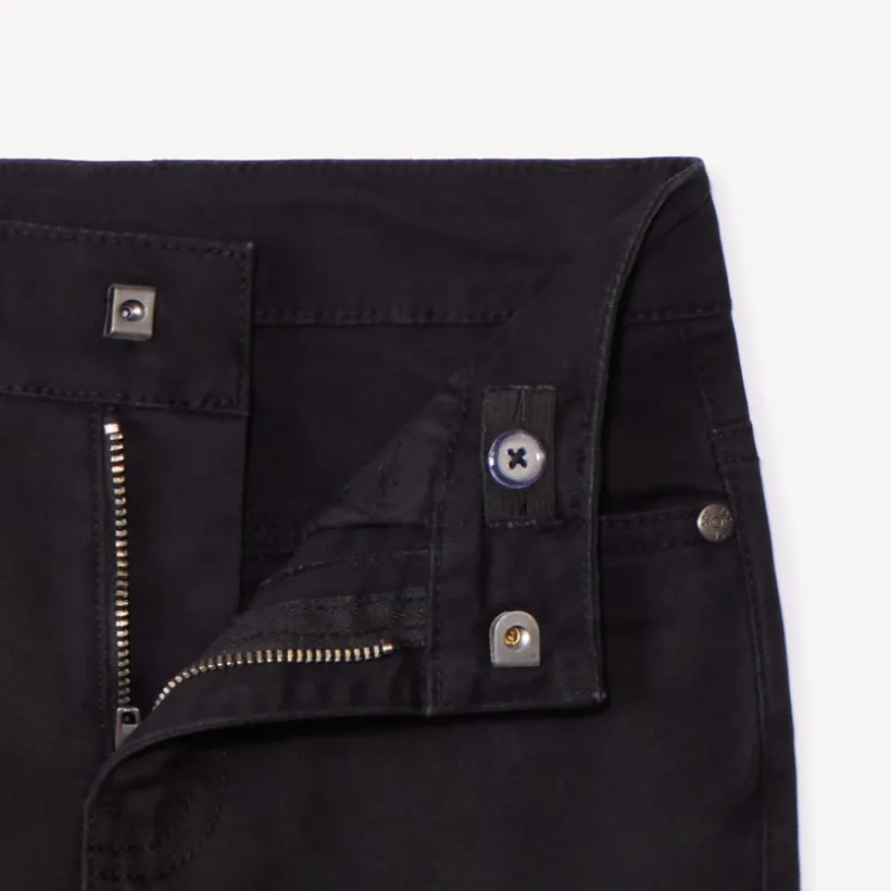 Pantalon slim en twill effet crinkle pour garçon