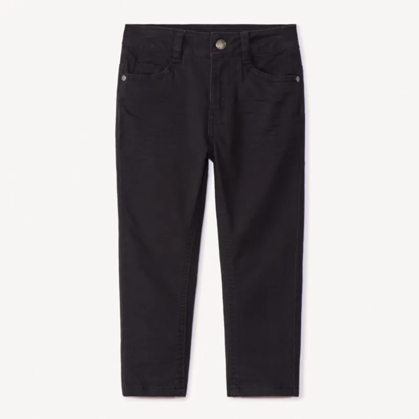 Pantalon slim en twill effet crinkle pour garçon