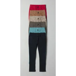 Pantalon slim en twill effet crinkle pour garçon