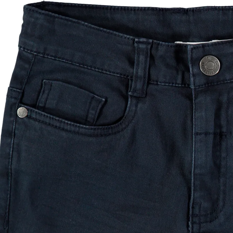 Pantalon slim en twill effet crinkle pour garçon