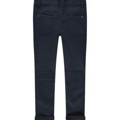 Pantalon slim en twill effet crinkle pour garçon