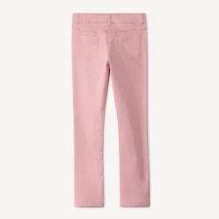 Pantalon slim en twill uni pour fille