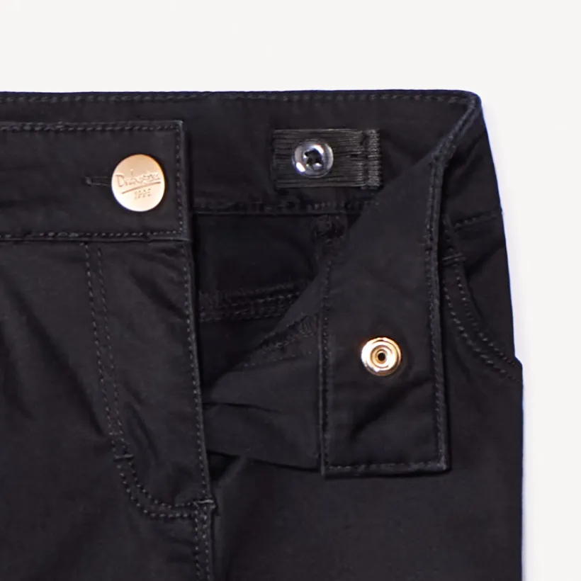 Pantalon slim en twill uni pour fille