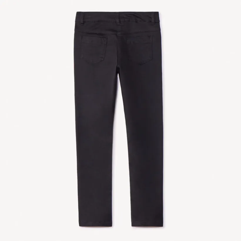 Pantalon slim en twill uni pour fille