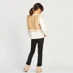 Pantalon slim en twill uni pour fille