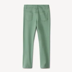 Pantalon slim en twill uni pour fille