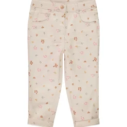 Pantalon slim imprimé et doublé jersey pour bébé fille