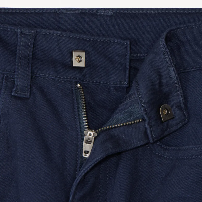 Pantalon slim uni effet crinkle pour garçon