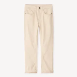 Pantalon slim uni effet crinkle pour garçon