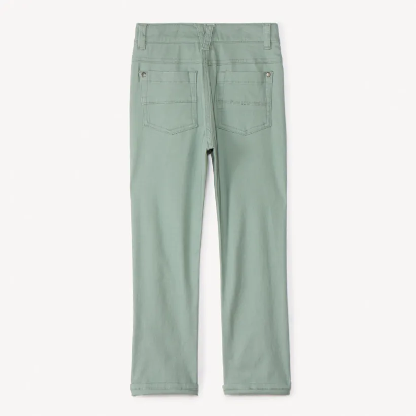 Pantalon slim uni effet crinkle pour garçon