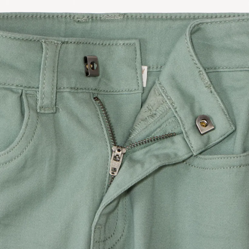 Pantalon slim uni effet crinkle pour garçon