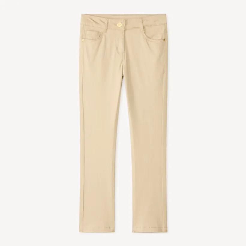 Pantalon slim uni pour fille