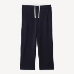 Pantalon uni effet 2 en 1 en flanelle pour fille