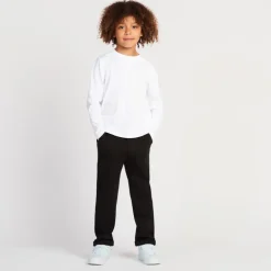 Pantalon uni en maille milano pour garçon