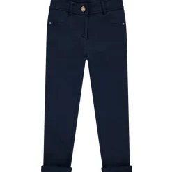 Pantalon uni en molleton pour fille