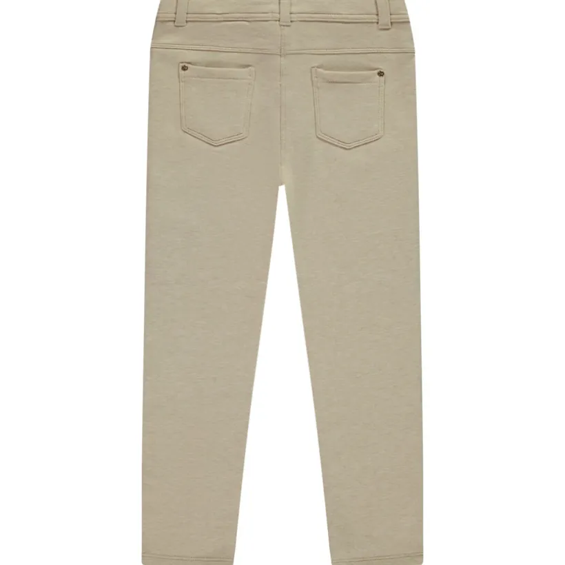 Pantalon uni en molleton pour fille