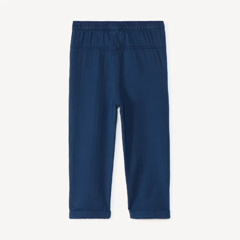 Pantalon uni en toile pour bébé garçon
