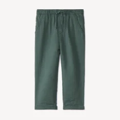 Pantalon uni en toile pour bébé garçon