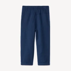 Pantalon uni en toile pour bébé garçon