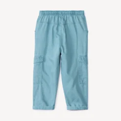 Pantalon uni à poches cargo pour bébé garçon