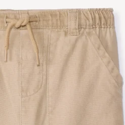 Pantalon uni à poches plaquées pour bébé garçon
