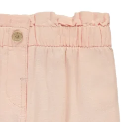 Pantalon uni style cargo pour bébé fille