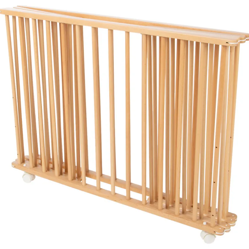 Parc pliant en bois Pocket vernis