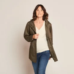 Parka de grossesse évolutive à capuche