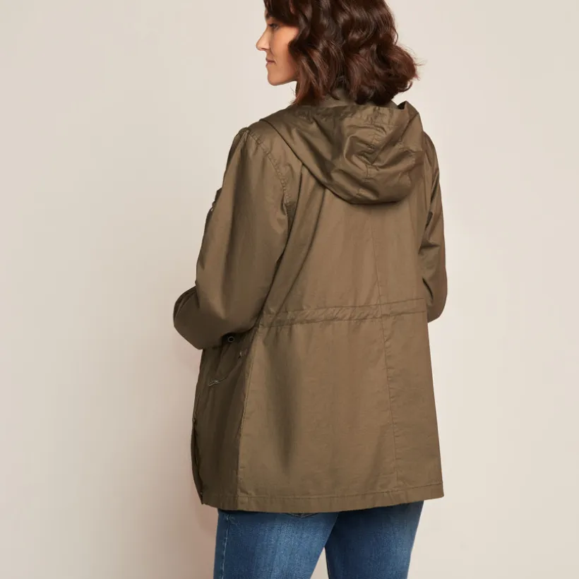 Parka de grossesse évolutive à capuche