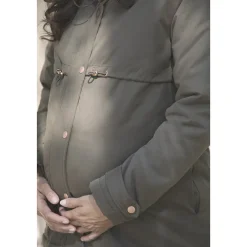 Parka de grossesse évolutive doublée sherpa