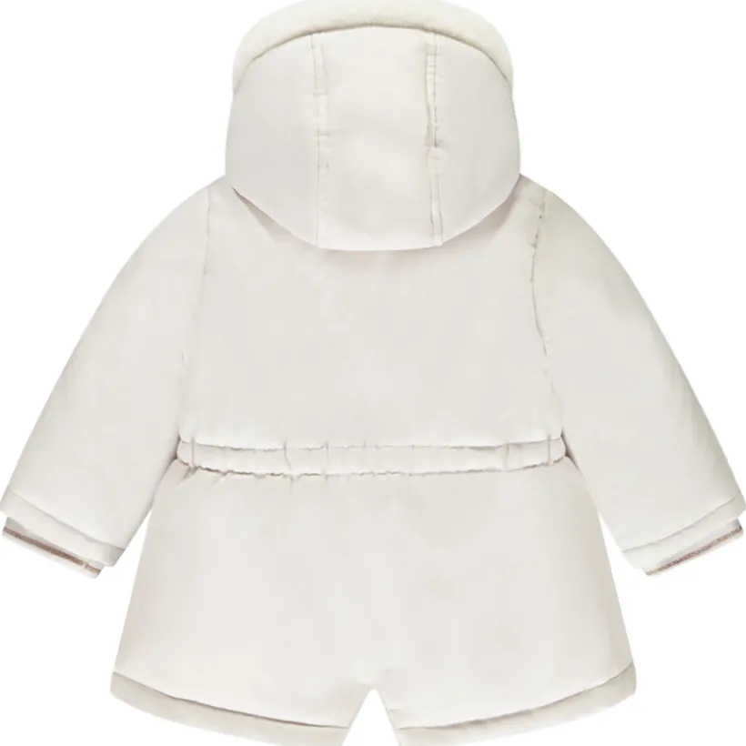 Parka 2 en 1 avec gilet sans manches en sherpa pour bébé fille