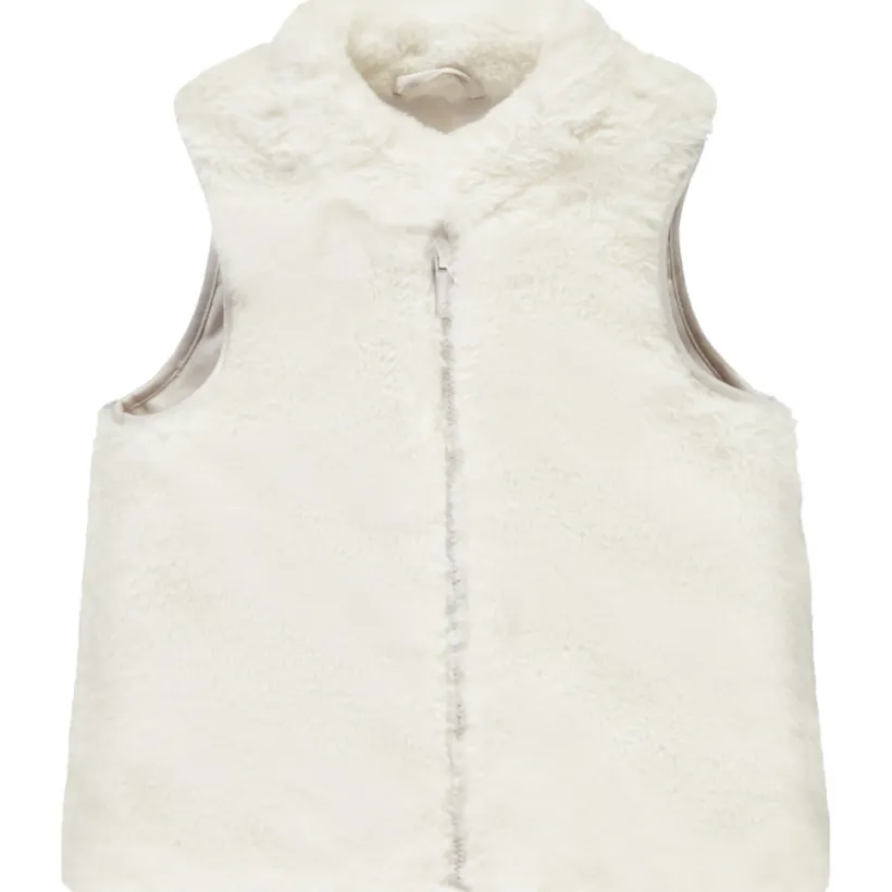 Parka 2 en 1 avec gilet sans manches en sherpa pour bébé fille