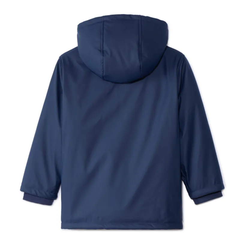 Parka gomme à capuche et doublure micropolaire pour garçon