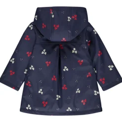 Parka gomme doublée imprimé fleurs pour bébé fille