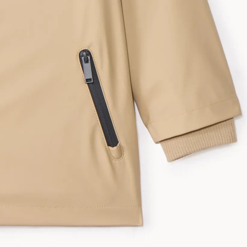 Parka gomme doublée sherpa pour garçon