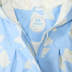 Parka gomme imprimé nœuds pour bébé fille