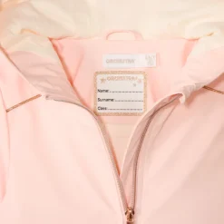 Parka gomme uni à capuche pour fille