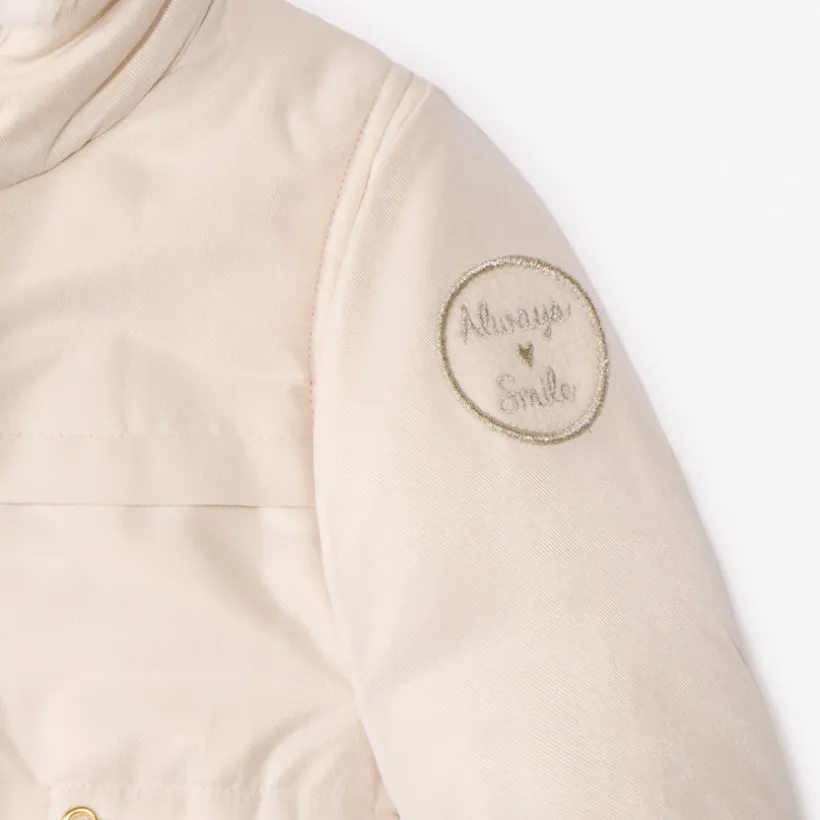 Parka Grand Froid à capuche doublée sherpa pour bébé fille