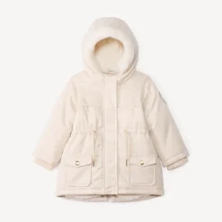 Parka Grand Froid à capuche doublée sherpa pour bébé fille